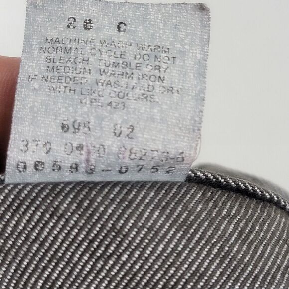 Vintage 90s Levi's Baggy Jeans Straight Leg USA (Actual 34X31) Y2K Button Fly - Picture 11 of 15